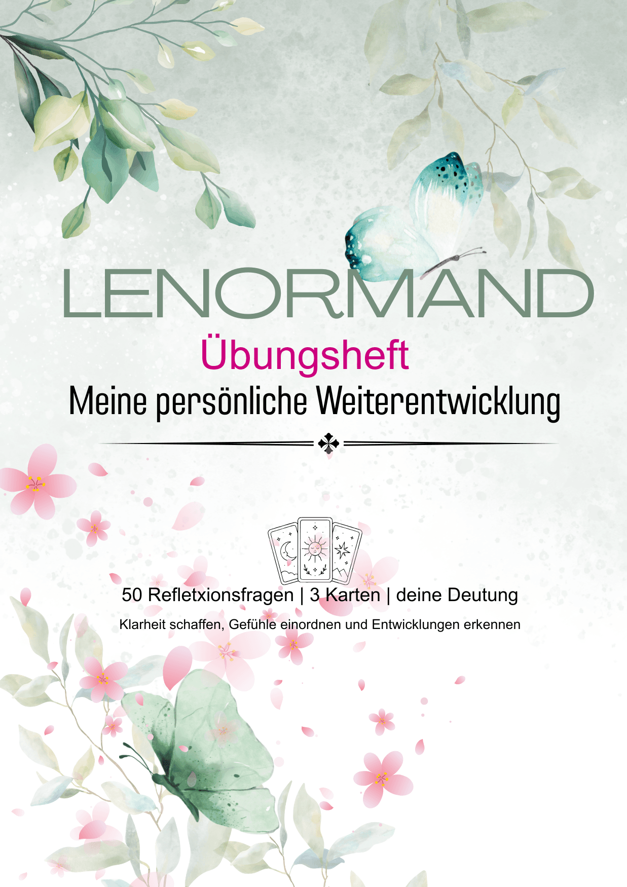 Lenormand Übungsheft Meine persönliche Weiterentwicklung